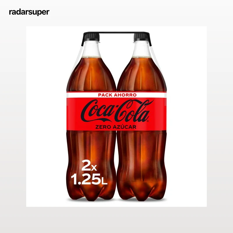 Coca-Cola zero azúcar 2 x 1.25 L