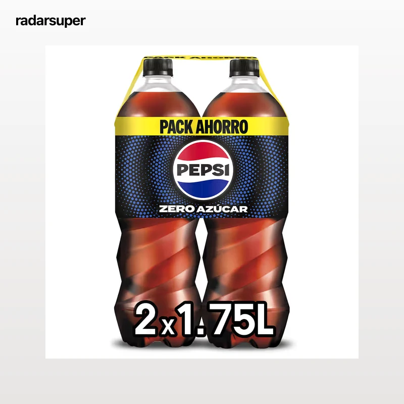 Pepsi zero azúcar 2 x 1.75 L