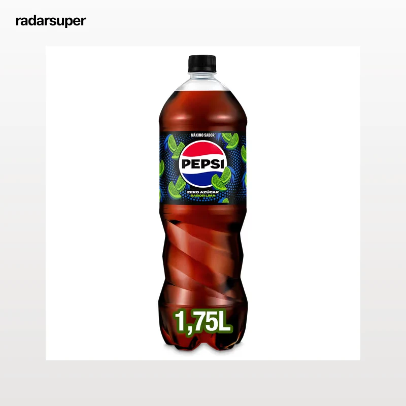 Pepsi zero azúcar sabor lima 1,75 L