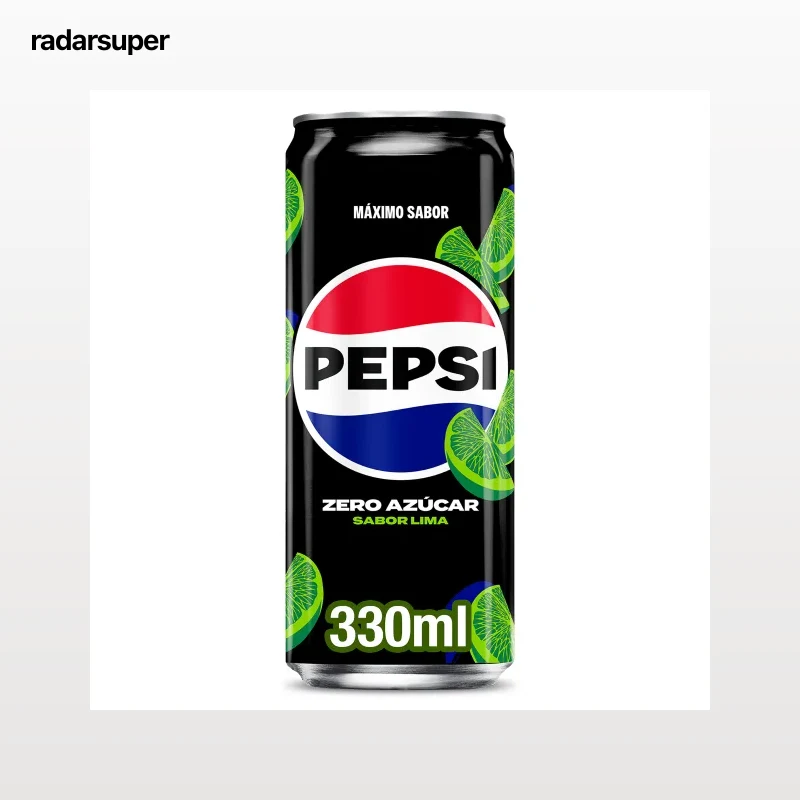 Pepsi zero azúcar sabor lima 330 ml