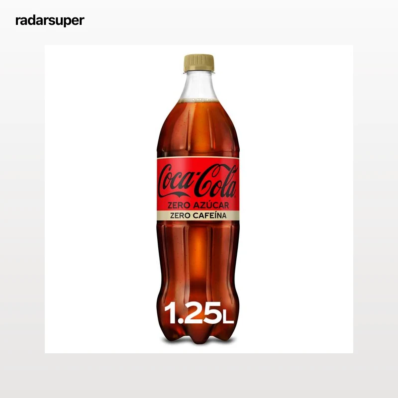 Coca-Cola zero azúcar zero cafeína 1.25 L