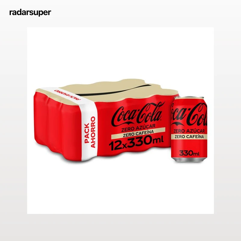 Coca-Cola zero azúcar zero cafeína 12 x 330 ml