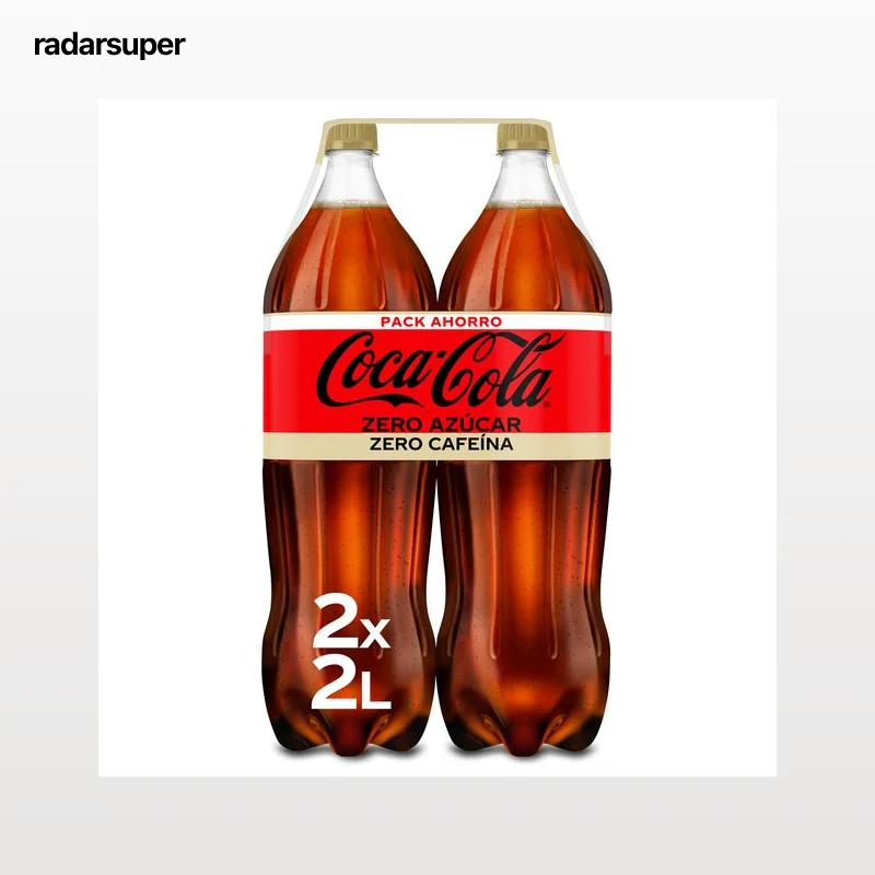 Coca-Cola zero azúcar zero cafeína 2 x 2 L