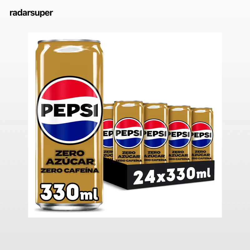Pepsi zero azúcar zero cafeína pack 24 x 330 ml