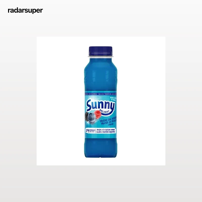 Zumo blue berry Cancún Sunny Delight botella 33 cl.