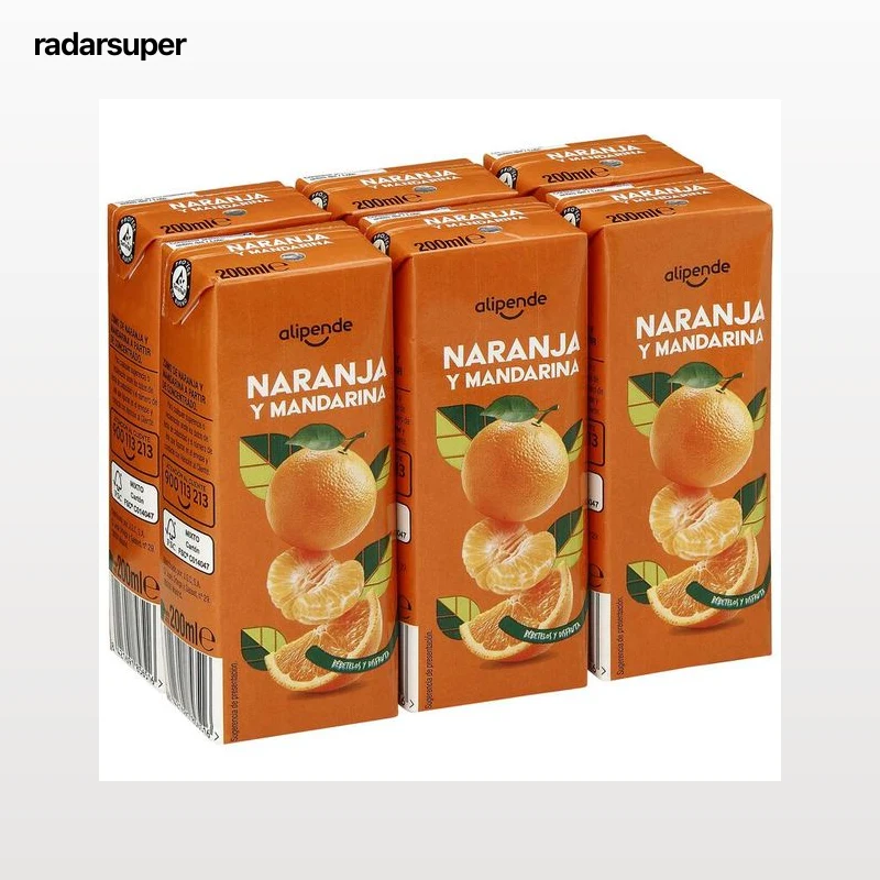 Zumo Concentrado Alipende P6 Naranja-Mandarina