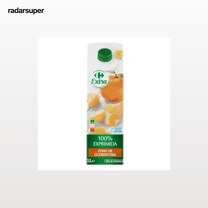 Zumo de clementinas Carrefour Extra exprimido brik 1 l.