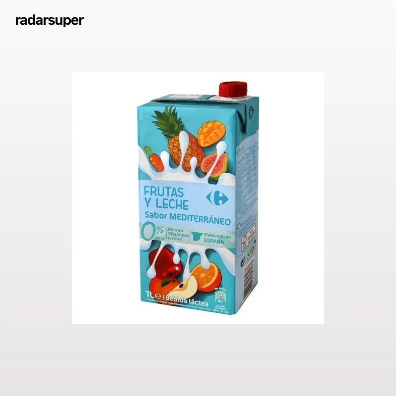 Zumo de frutas y leche Carrefour sabor mediterráneo brik 1 l.