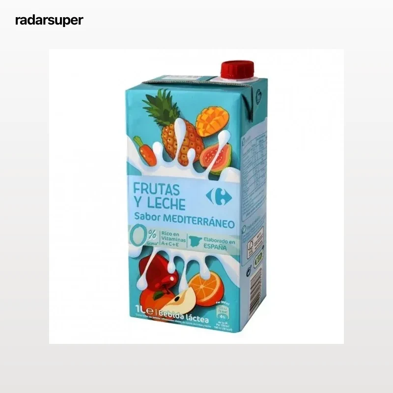 Zumo de frutas y leche Carrefour sabor mediterráneo brik 1 l.