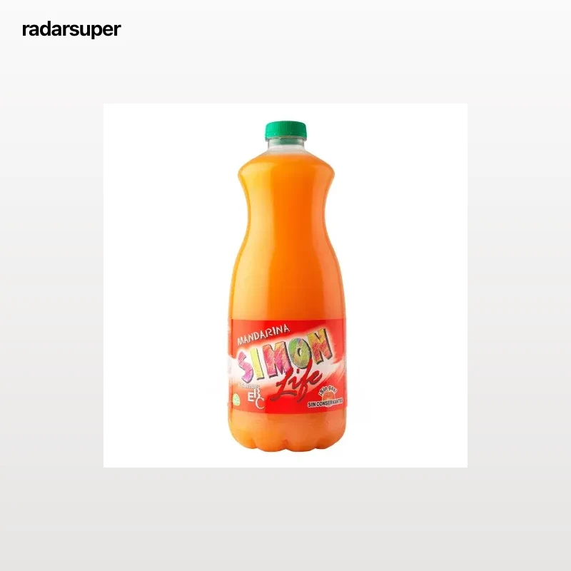 Zumo de mandarina  Simon Life botella 1,5 l.