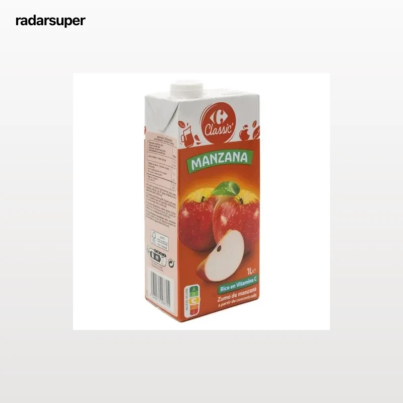 Zumo de manzana Carrefour Calssic brik 1 l.