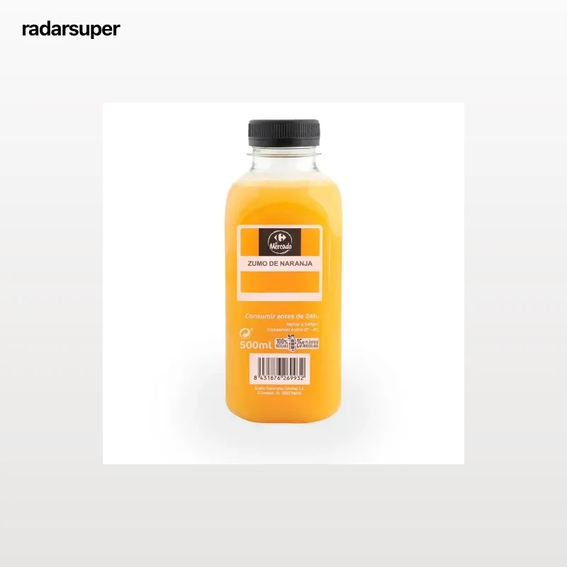 Zumo de naranja recién exprimido Carrefour 500 ml