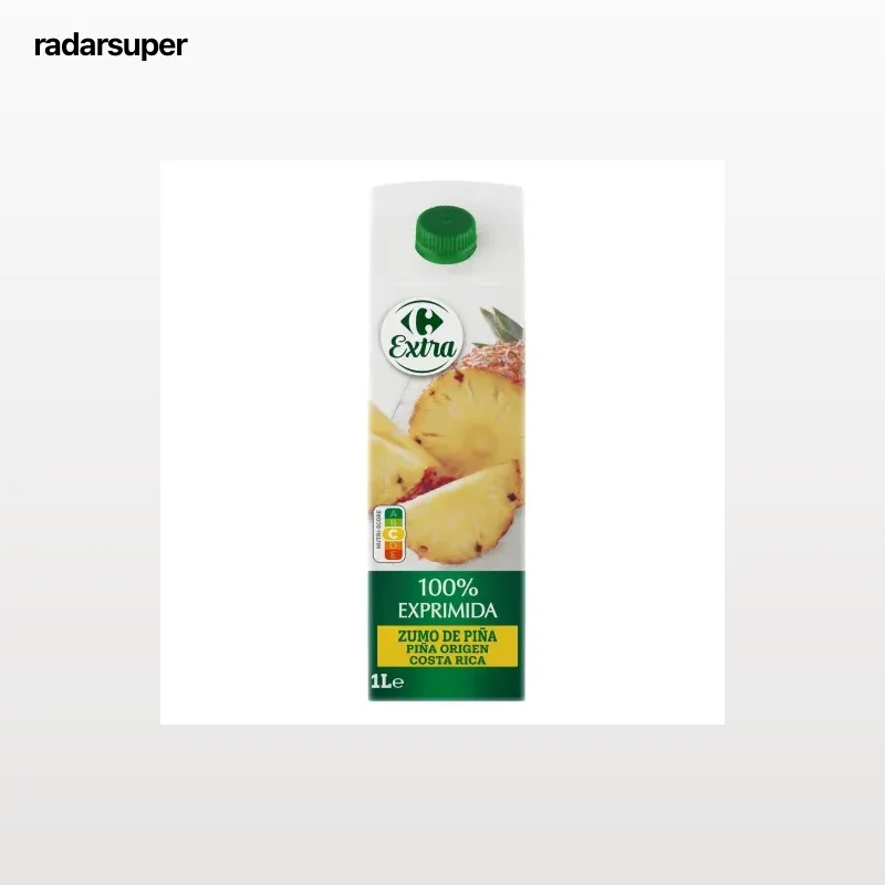 Zumo de piña Carrefour Extra brik 1 l.