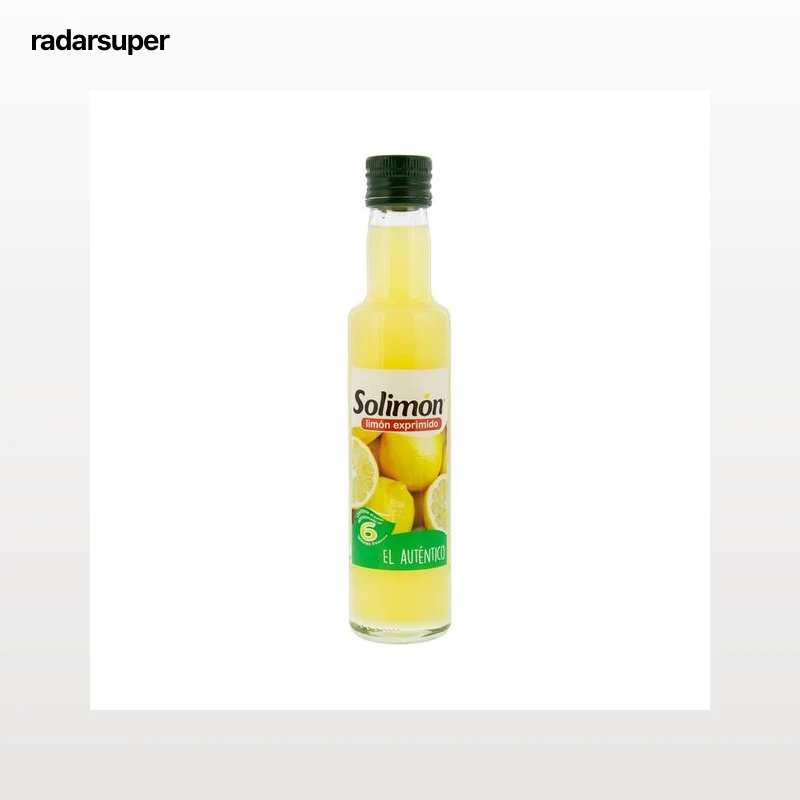 Zumo de limón exprimido SOLIMON 250 ml.