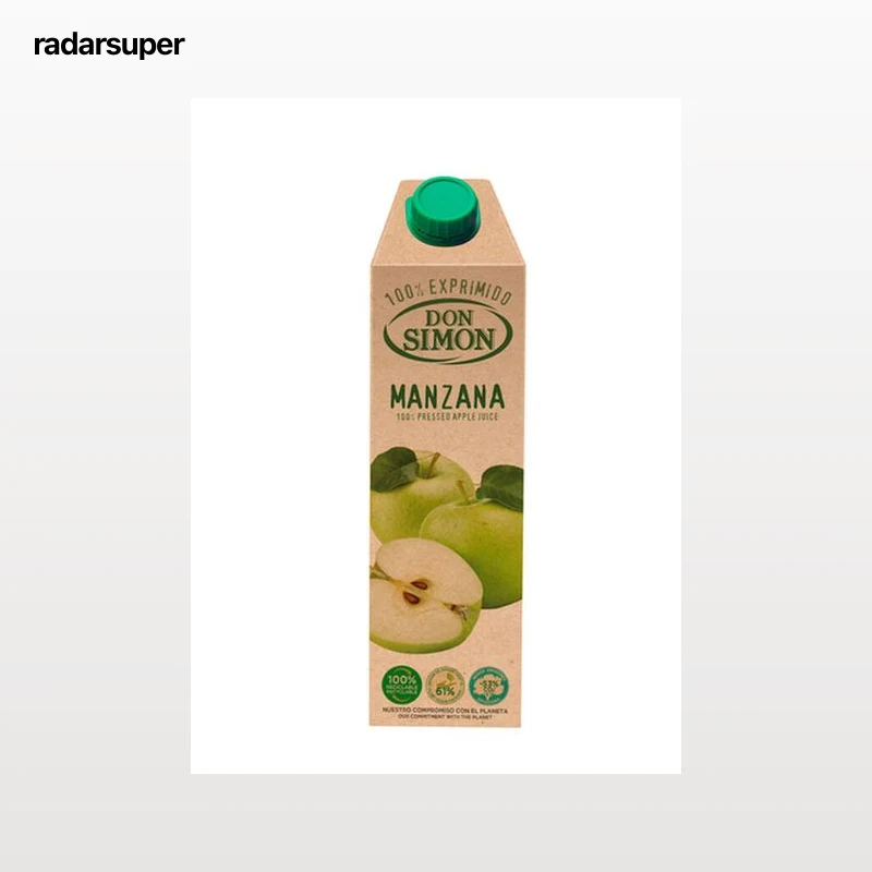 Zumo de manzana 100% exprimido Don Simón 1l