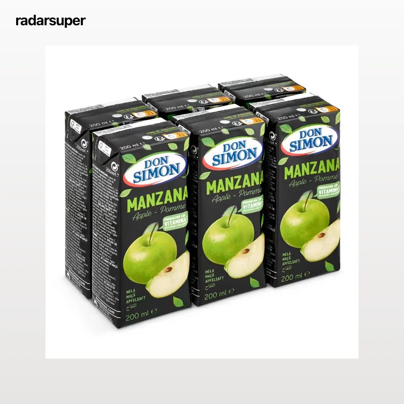 Zumo de manzana Don Simón brik 6 x 200 ml