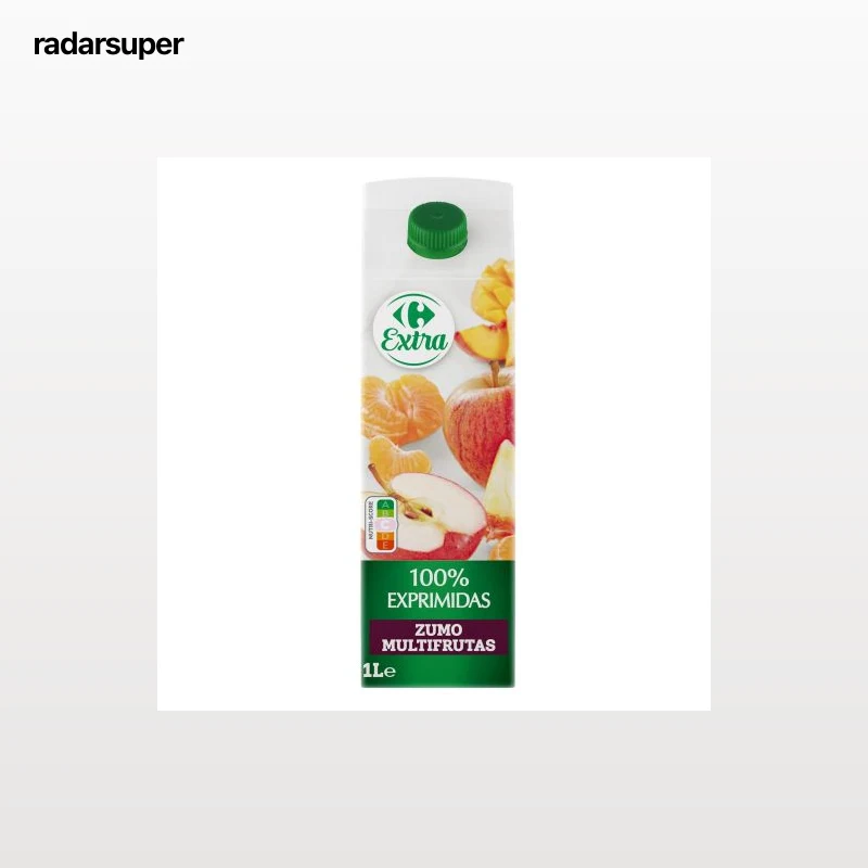 Zumo multifrutas exprimido Carrefour Extra brik de 1 l.