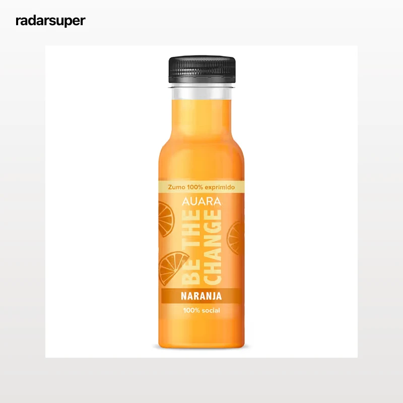 Zumo de naranja 100% exprimido Auara 330 ml