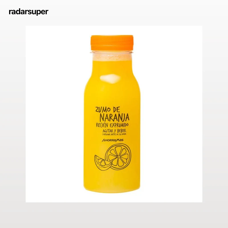 Zumo de naranja exprimido natural botella 0,25l