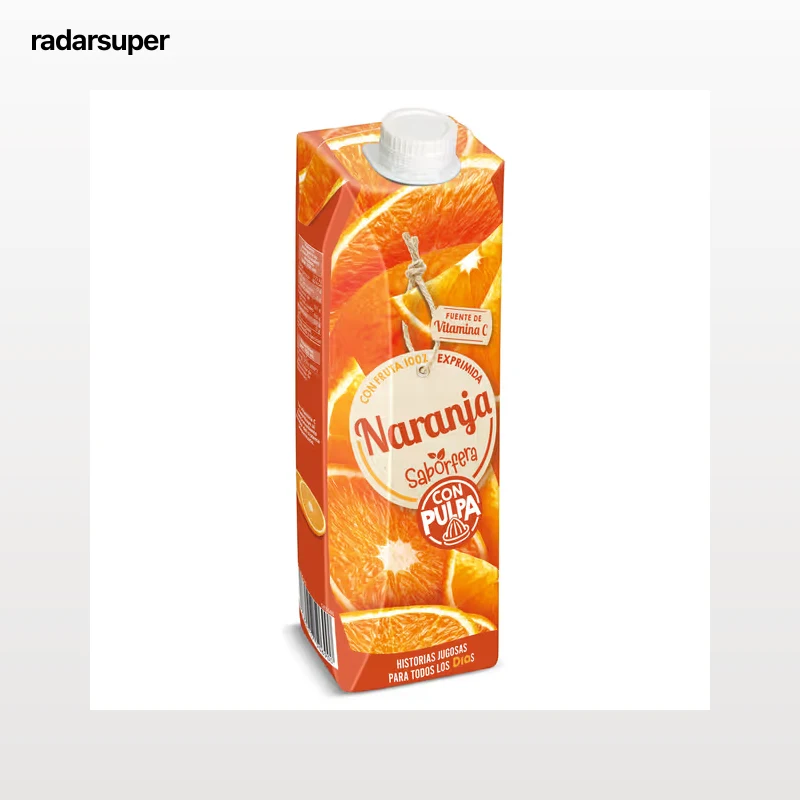 Zumo de naranja con pulpa Dia Saborfera 1 L