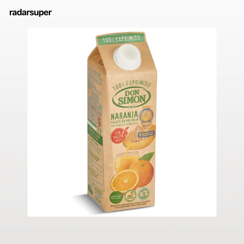 Zumo de naranja sin pulpa Don Simón 1 L