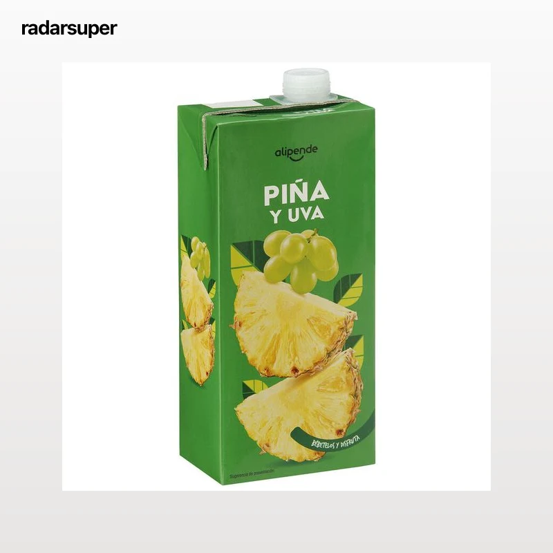 Zumo de piña y uva Alipende brik 1l