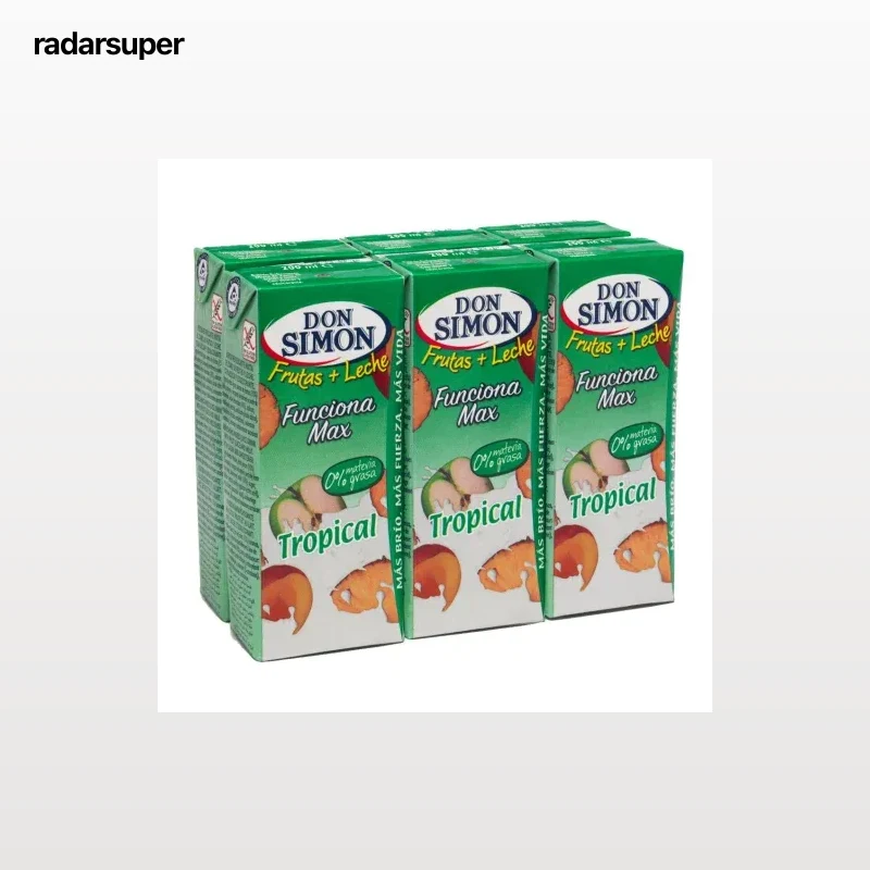 Zumo tropical Don Simon pack de 6 briks de 20 cl.