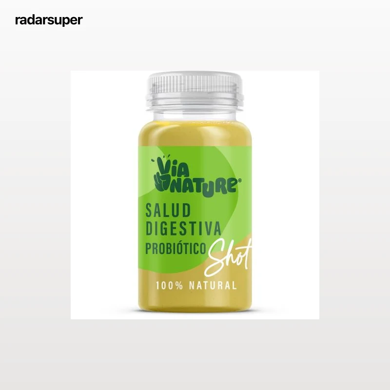 Zumo y puré Shot ViaNature sin gluten y sin lactosa 100 ml.