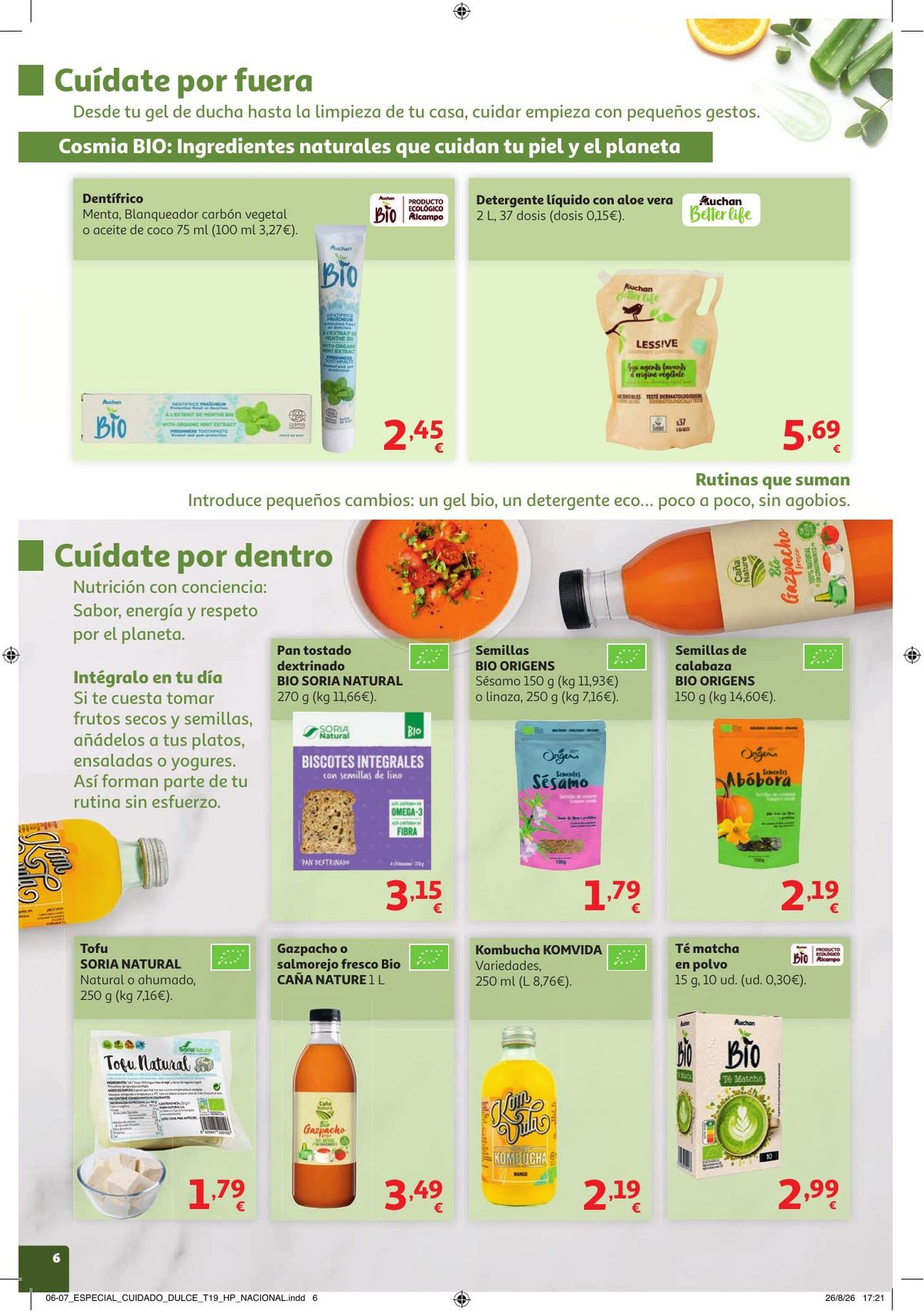 Folleto Alcampo · Catalán Cuídate por Dentro y Fuera — Página 6