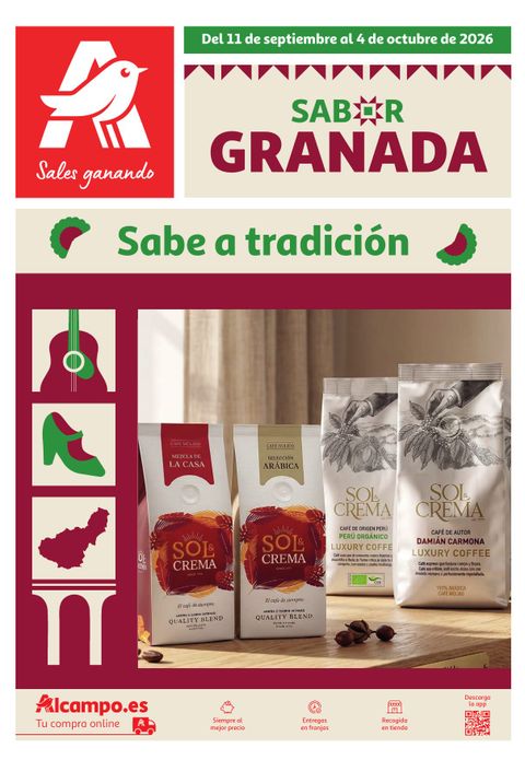 Portada Folleto Alcampo · Sabor Granada