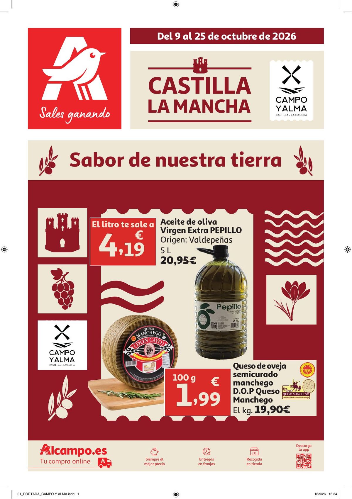 Folleto Alcampo · Campo y Alma Octubre — Página 1