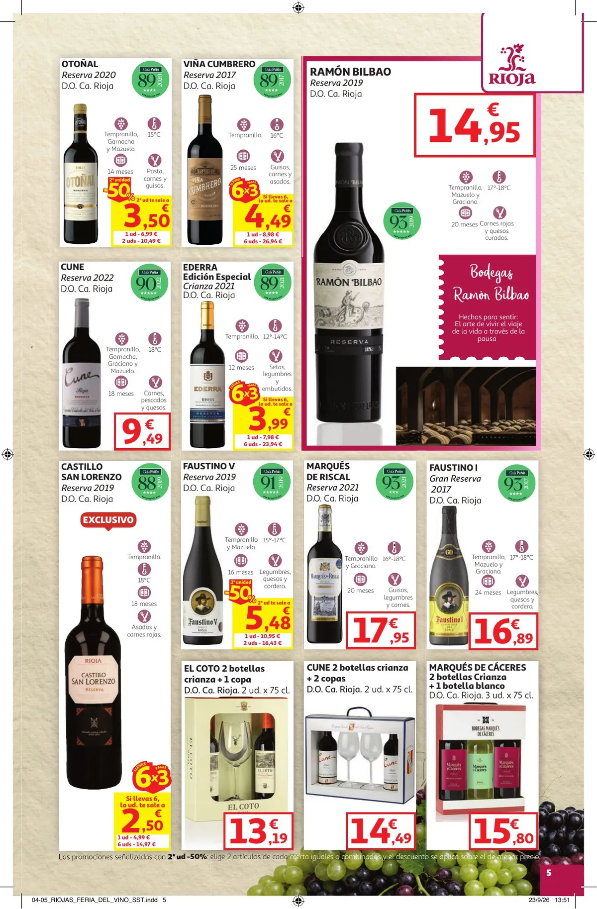 Folleto Alcampo · Feria del Vino SST Pais Vasco — Página 5