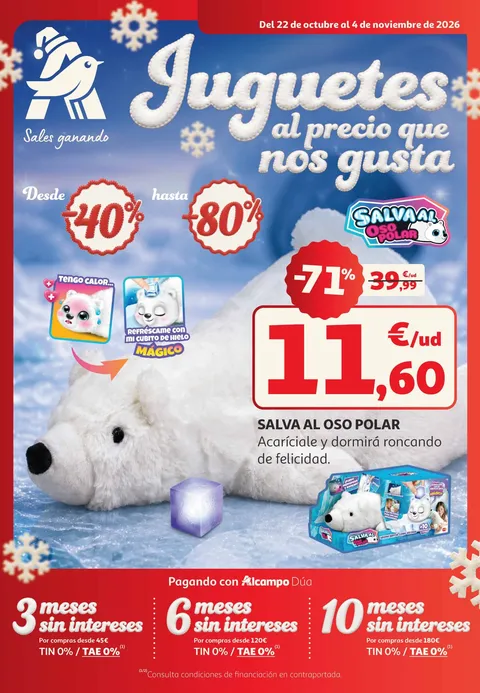 Portada Folleto Alcampo · Juguetes Discount (Canarias)