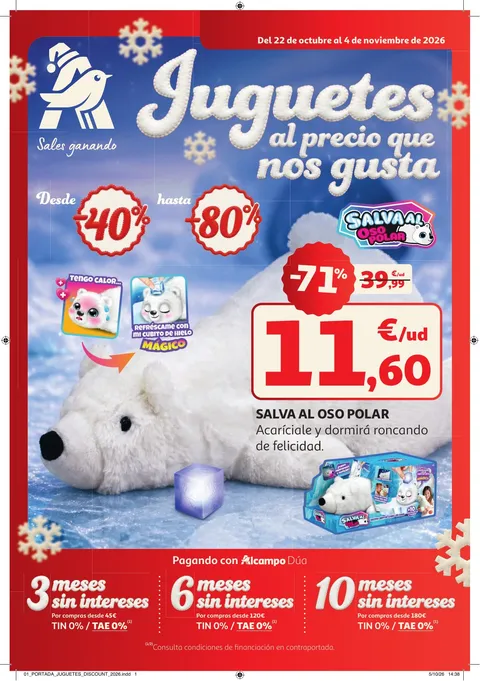 Portada Folleto Alcampo · Juguetes Discount 1