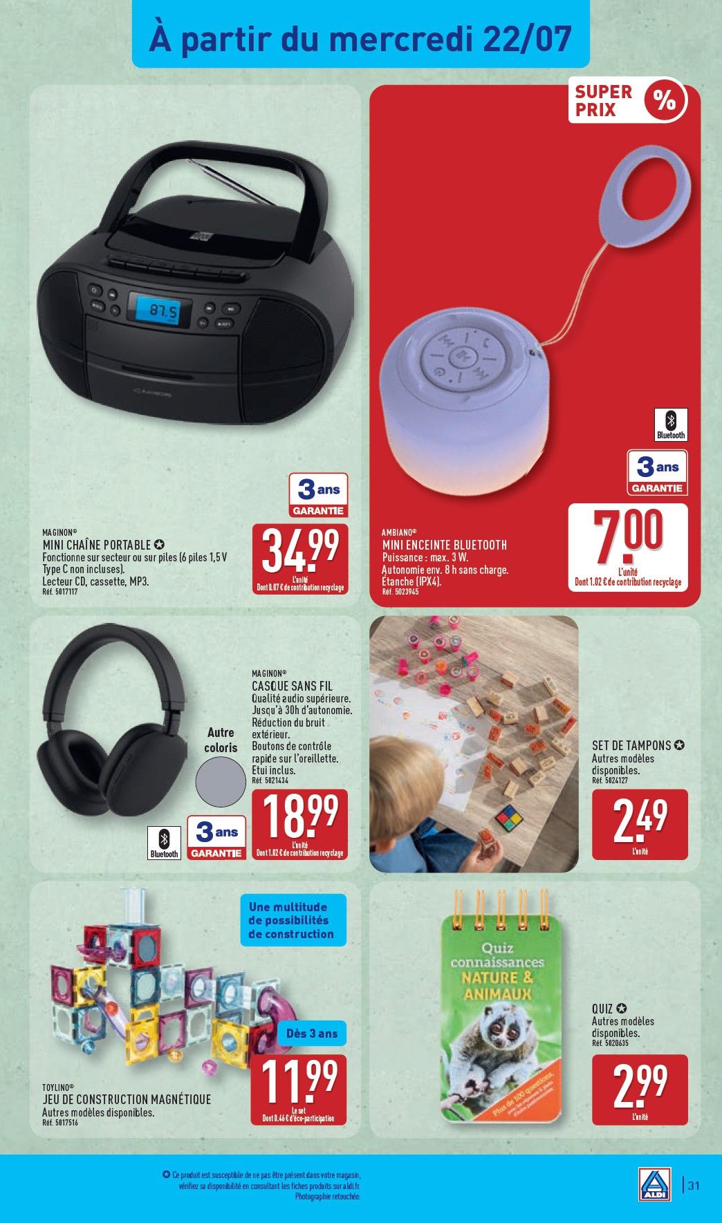 Catalogue Aldi · du 20 juillet 2026 au 26 juillet 2026 — page 35
