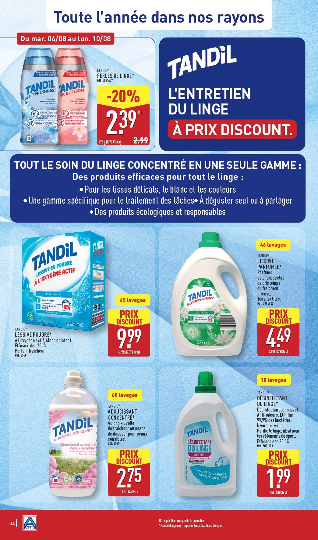 Catalogue Aldi · du 3 août 2026 au 9 août 2026 — page 36