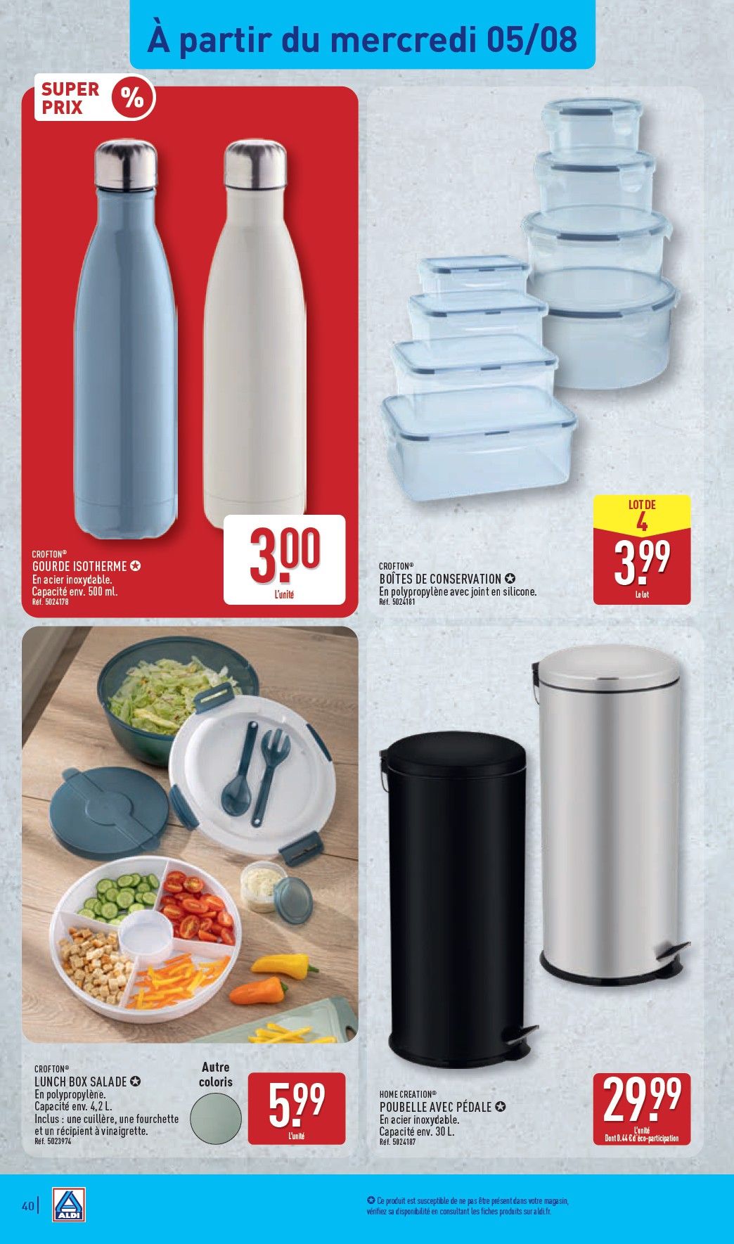 Catalogue Aldi · du 3 août 2026 au 9 août 2026 — page 42