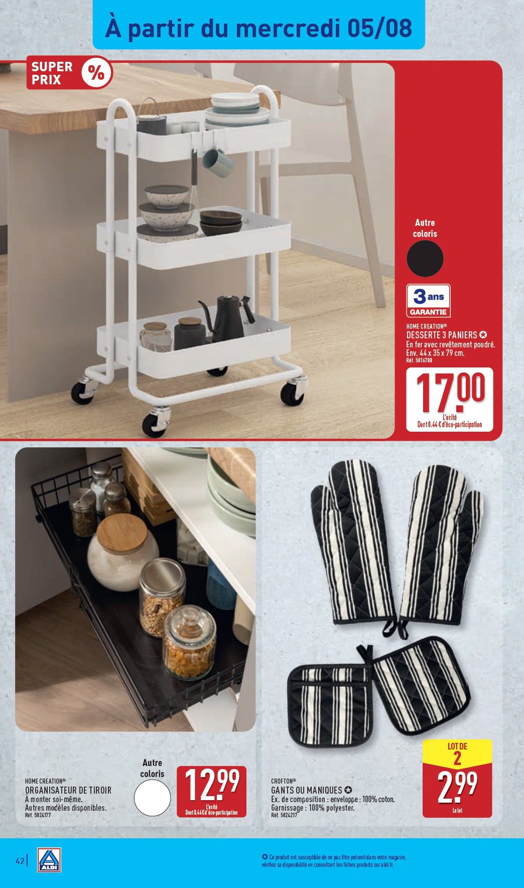 Catalogue Aldi · du 3 août 2026 au 9 août 2026 — page 44