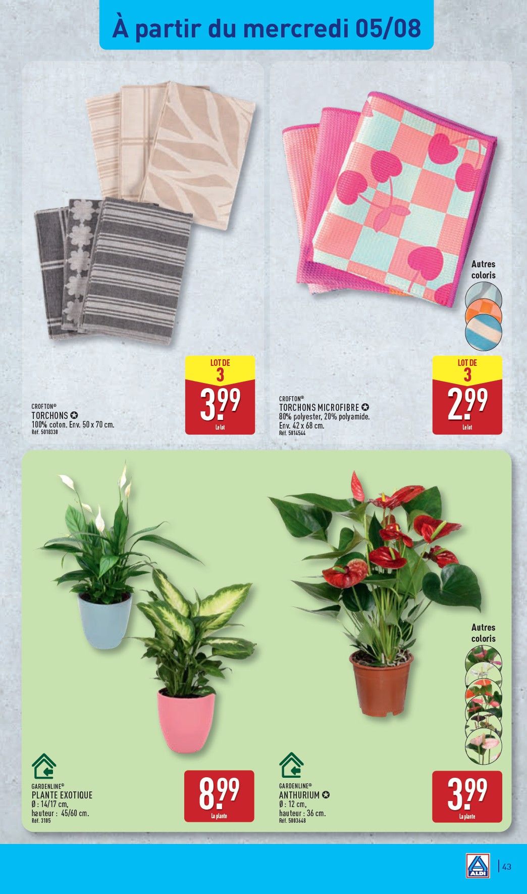 Catalogue Aldi · du 3 août 2026 au 9 août 2026 — page 45