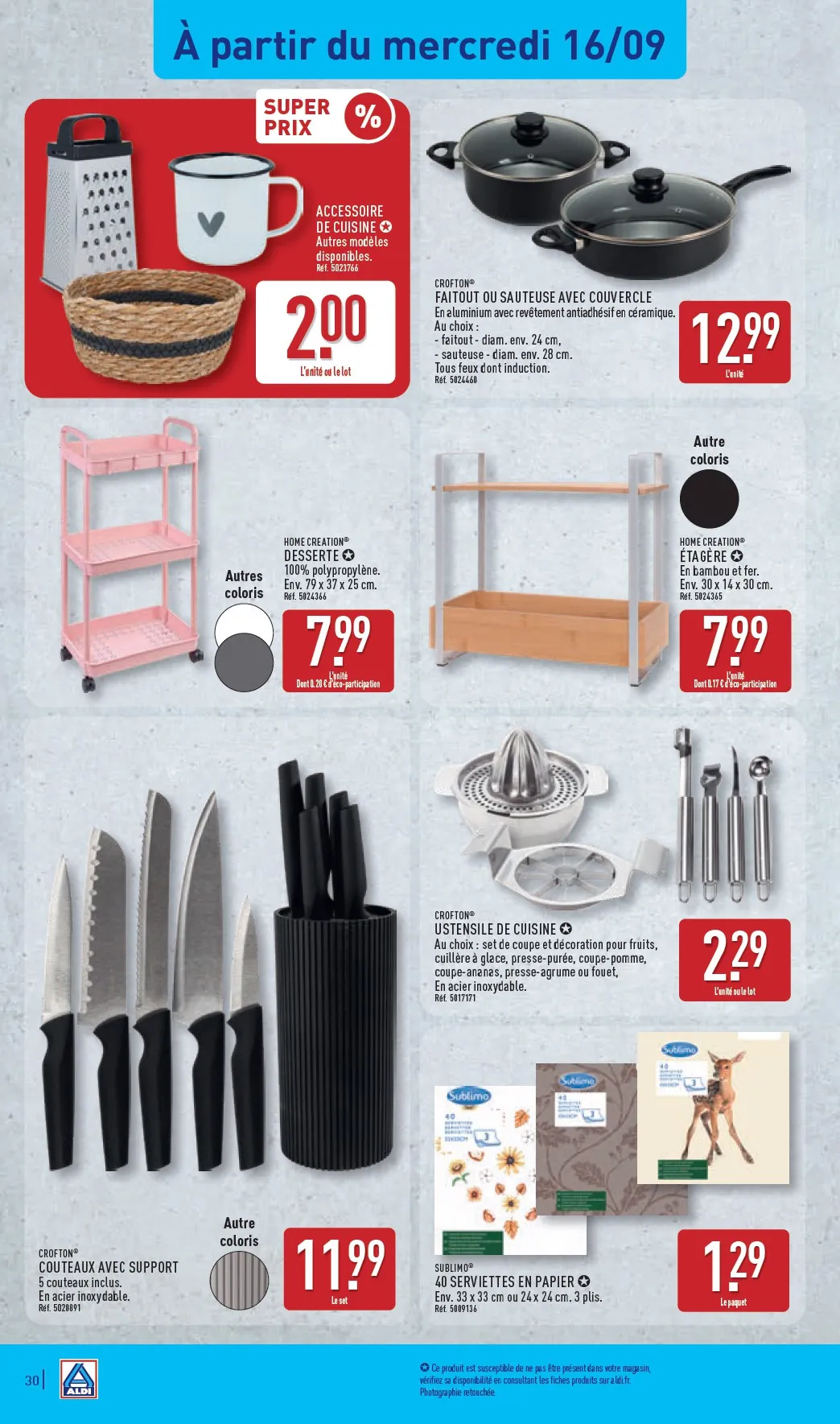 Catalogue Aldi · du 14 septembre 2026 au 20 septembre 2026 — page 32