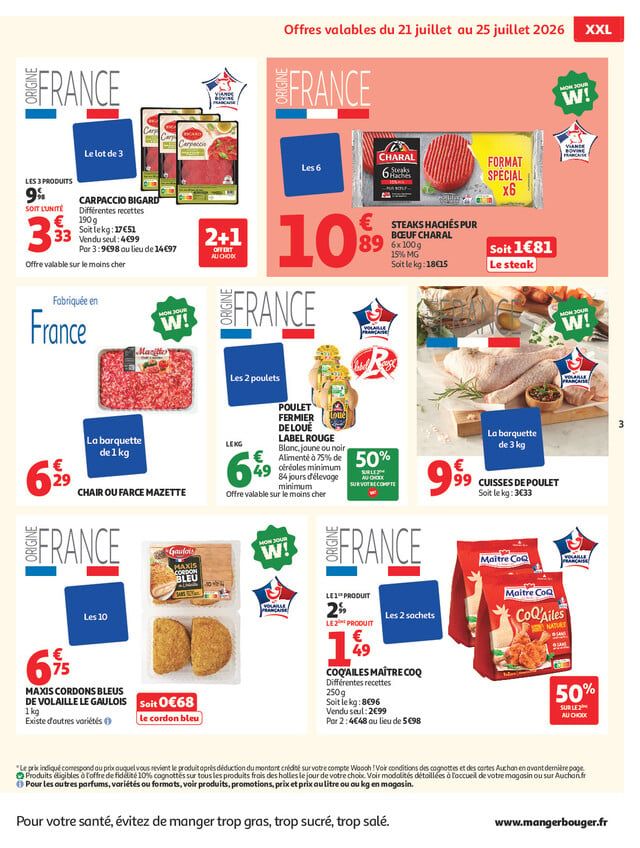 Catalogue Auchan · du 21 juillet 2026 au 2 août 2026 — page 3