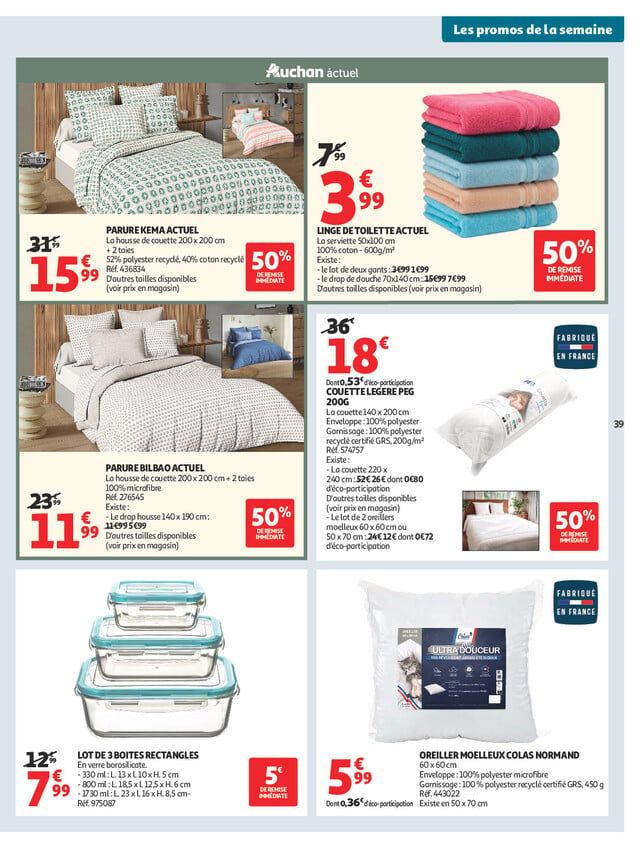 Catalogue Auchan · du 21 juillet 2026 au 2 août 2026 — page 39
