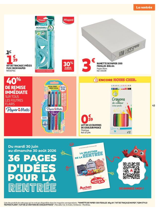 Catalogue Auchan · du 21 juillet 2026 au 2 août 2026 — page 43