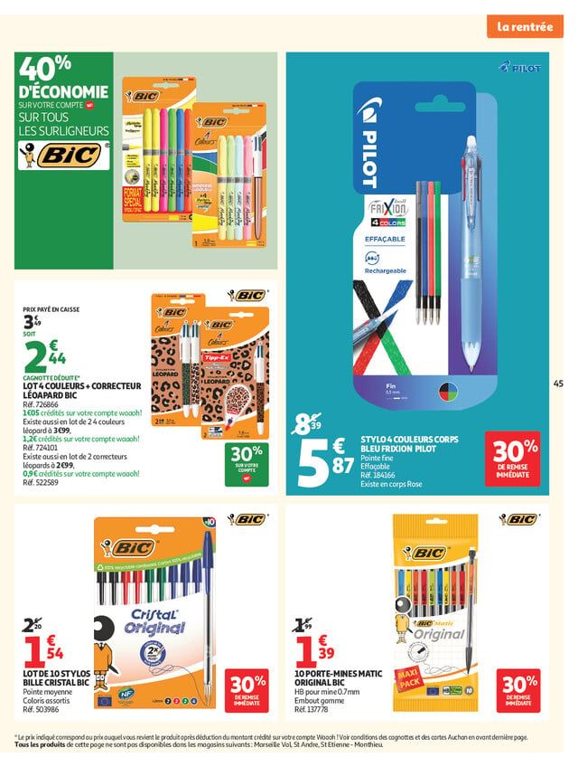 Catalogue Auchan · du 21 juillet 2026 au 2 août 2026 — page 45
