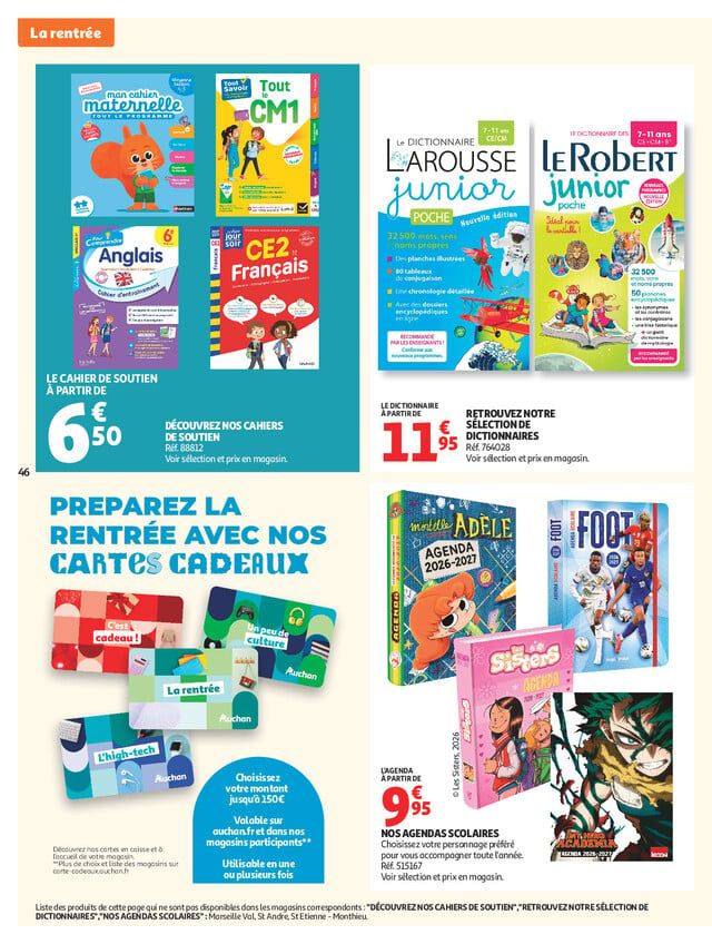 Catalogue Auchan · du 21 juillet 2026 au 2 août 2026 — page 46