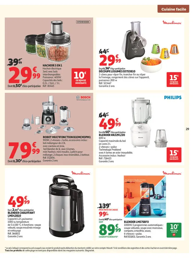 Catalogue Auchan · du 22 septembre 2026 au 4 octobre 2026 — page 29