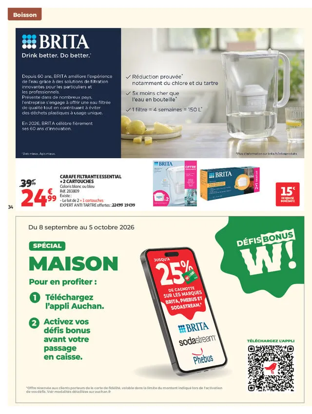 Catalogue Auchan · du 22 septembre 2026 au 4 octobre 2026 — page 34