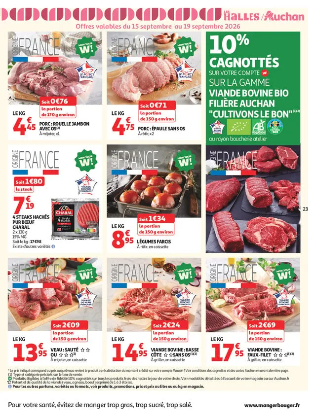 Catalogue Auchan · du 15 septembre 2026 au 27 septembre 2026 — page 23