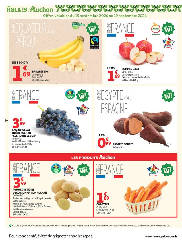 Catalogue Auchan · du 15 septembre 2026 au 27 septembre 2026 — page 30