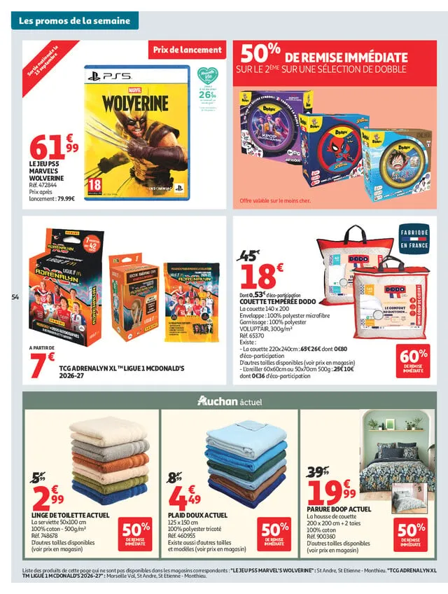 Catalogue Auchan · du 15 septembre 2026 au 27 septembre 2026 — page 54